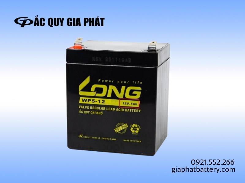 Định nghĩa Ah ampere hour trên nhãn ắc quy xe máy ô tô