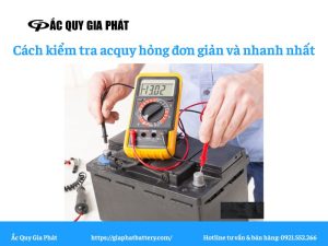 cách kiểm tra acquy
