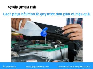 cách phục hồi bình ắc quy nước