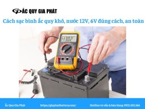 cách sạc bình ắc quy