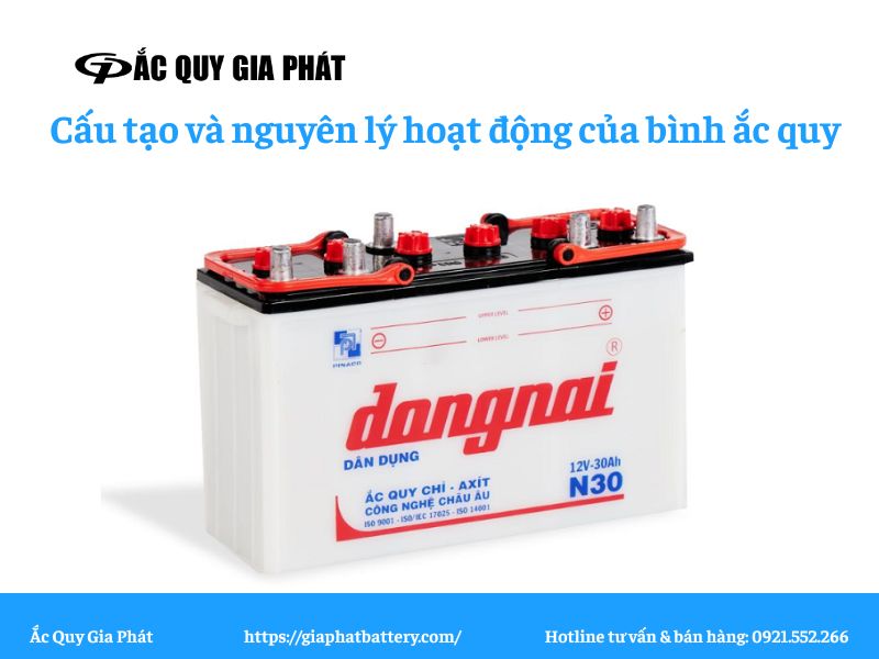 cấu tạo bình ắc quy