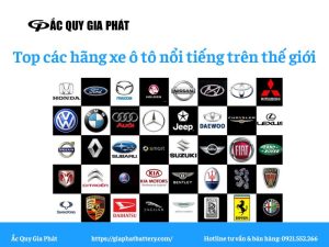 các hãng xe ô tô nổi tiếng