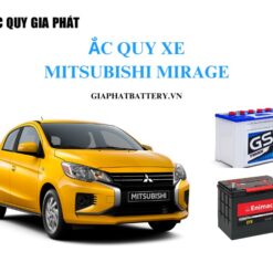 Ắc quy xe Mitsubishi Mirage