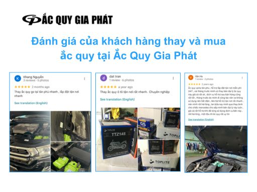 Đánh giá 5.0/5.0 sao của khách hàng trên Google Map của AQGP