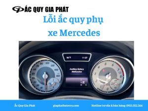 lỗi ắc quy phụ xe mercedes