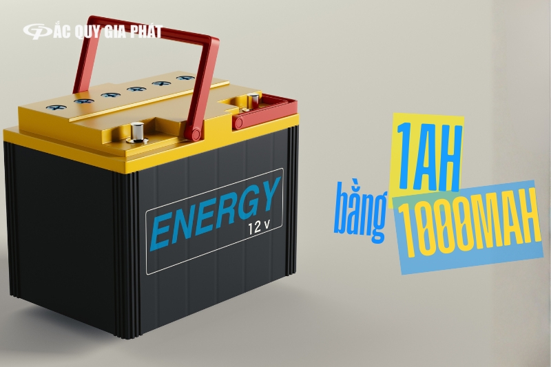 1Ah bằng 1000mAh