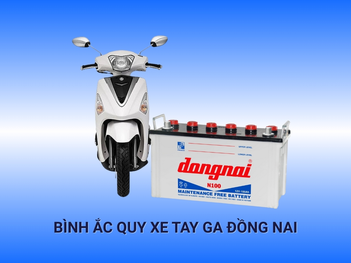Bình ắc quy xe tay ga Đồng Nai