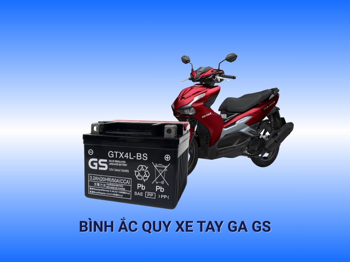 Bình ắc quy xe tay ga GS