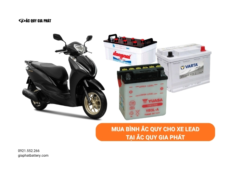 Mua bình ắc quy xe Lead tại Ắc Quy Gia Phát