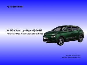 Xe màu xanh lục