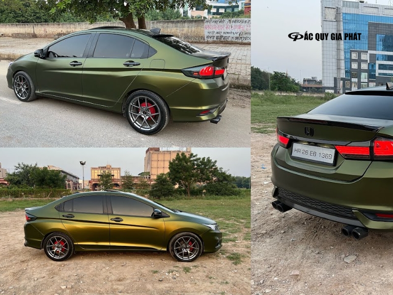Xe màu xanh lục Honda City