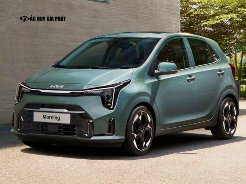 Xe màu xanh lục KIA Morning