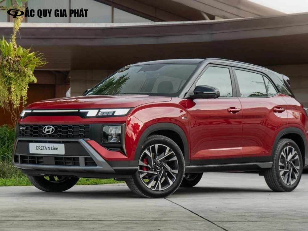 Hyundai Creta dòng Crossover sang trọng với màu đỏ tươi