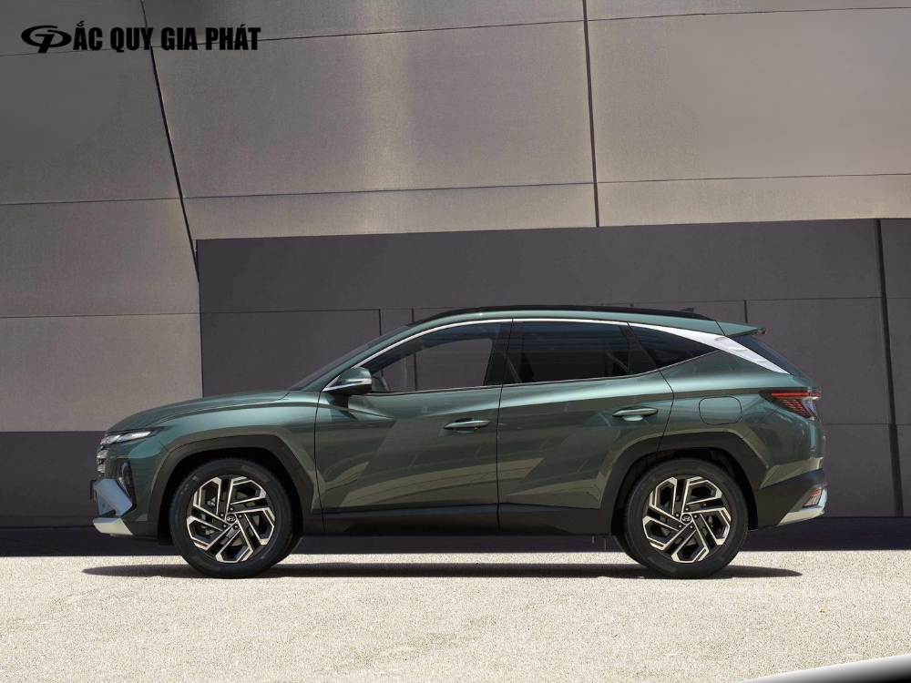 Hyundai Tucson với thiết kế Parametric Dynamics có màu xanh ngọc