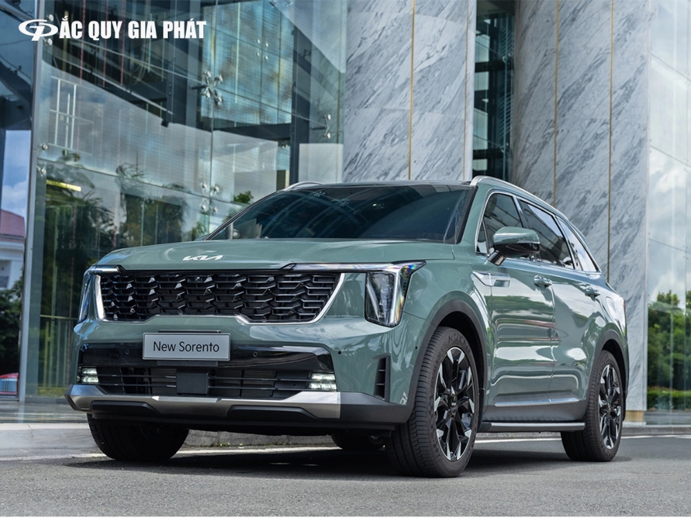 Kia Sorento gây ấn tượng bởi vẻ đẹp góc cạnh, sắc sảo