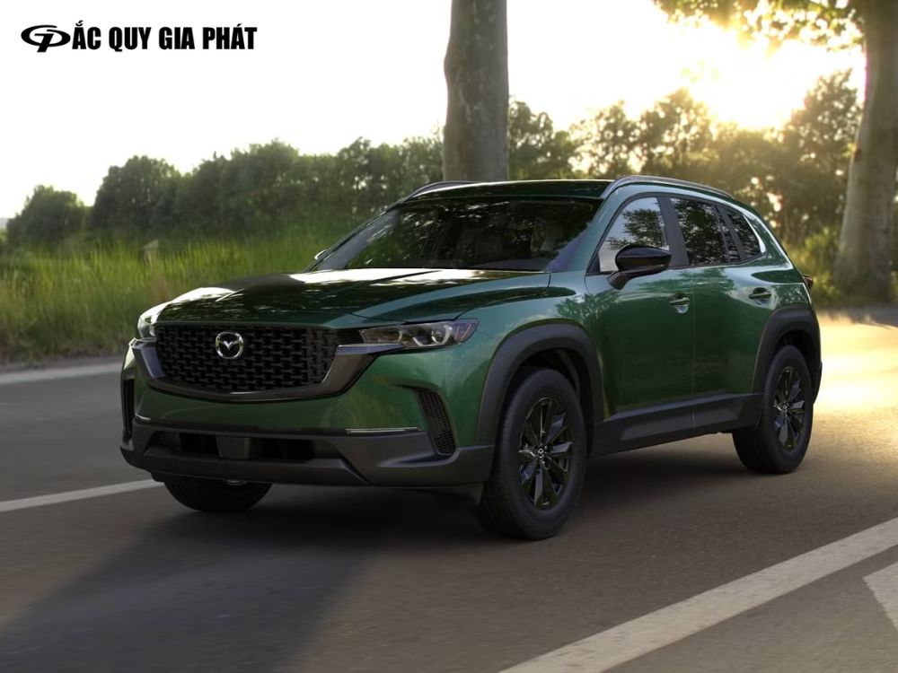 Mazda CX-5 với tuỳ chọn màu xanh rêu sẽ làm cho chiếc xe thêm phần tinh tế