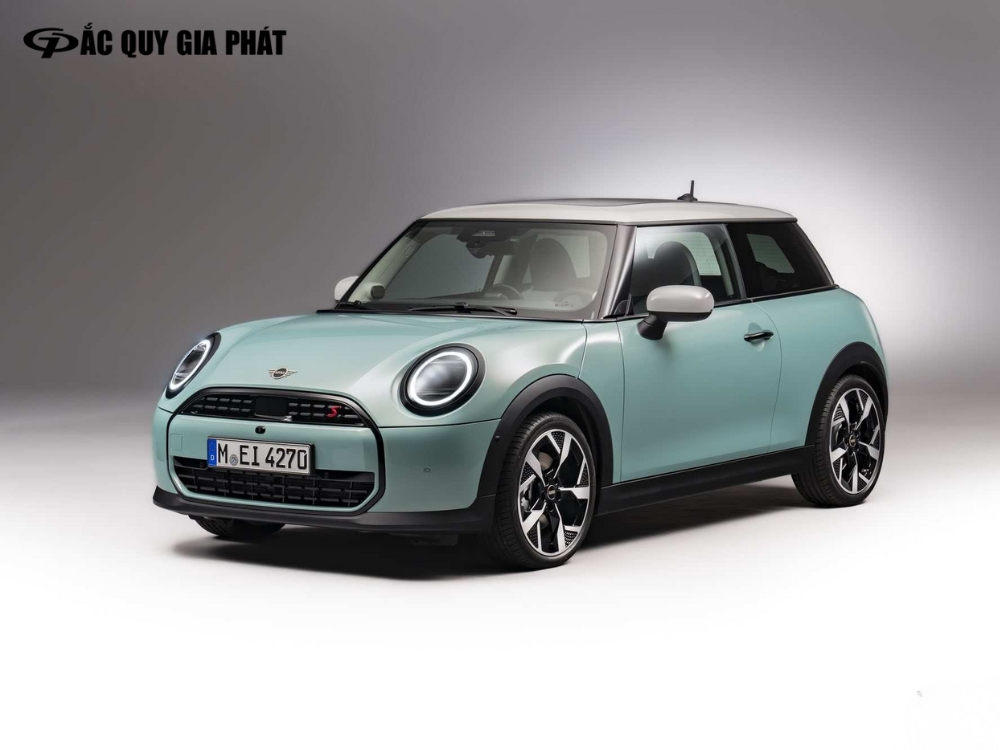 Mini Cooper cá tính với màu xanh ngọc