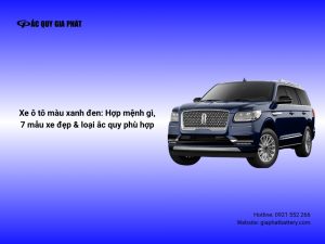 Mẫu xe ô tô có màu xanh đen đẹp nhất