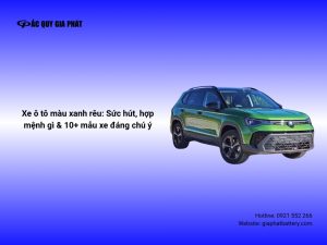 Mẫu xe ô tô nổi bật với màu xanh rêu trên thị trường